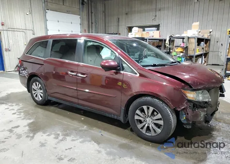 2016 Honda Odyssey Exl z USA, uszkodzony, nr VIN 5FNRL5H67GB058087